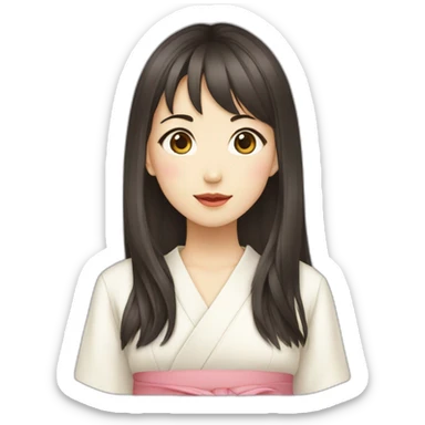 Mikuru（Japanese Girl） sticker