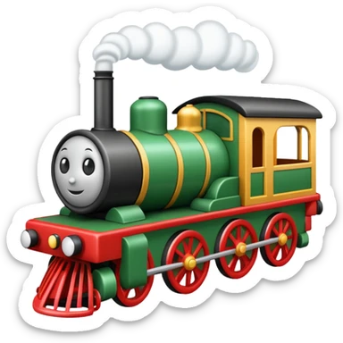  toy train pist sticker