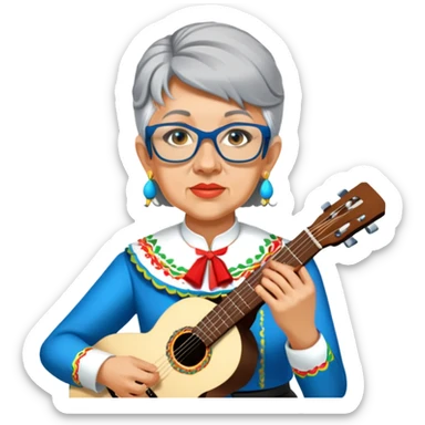 Mariachi Musician sticker