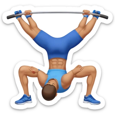 glute-bridges-exercise guy with blue shorts  sticker
