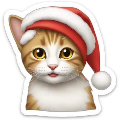 Mon chat Noël sticker