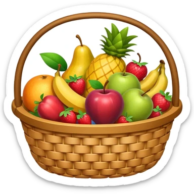 llaverito aesthetic de frutas sticker