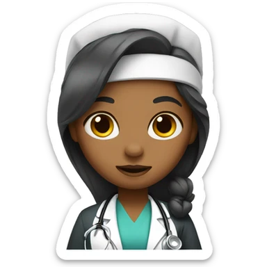 Girl doctor  sticker