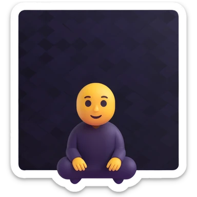 emoji with shadowy figure in front of digital grid, dark tones and subtle highlights, inspired by CIA and covert operations, named 'The Grid' sticker