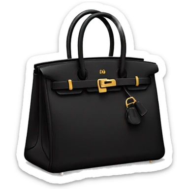 black hermes birkin bag sticker