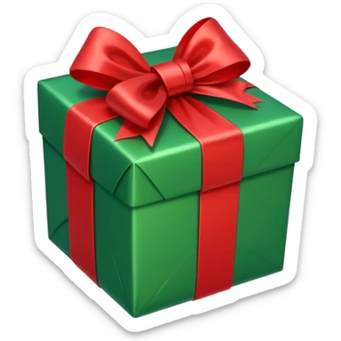 GREEN PRESENT sticker