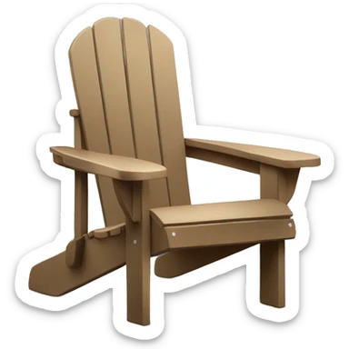Adirondack chair sticker