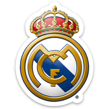 Real Madrid Slogan sticker