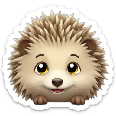 hedghog cute sticker