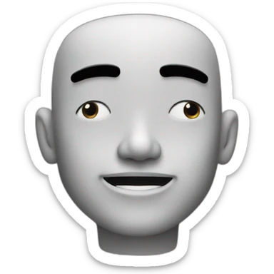 wowow in black lettering sticker