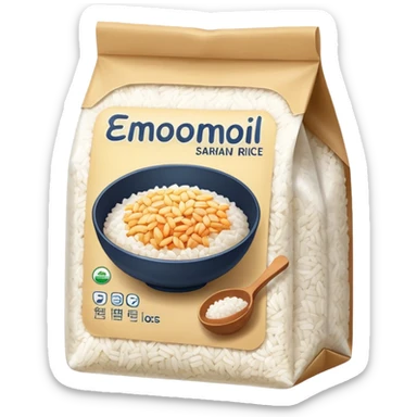 package of rice sticker