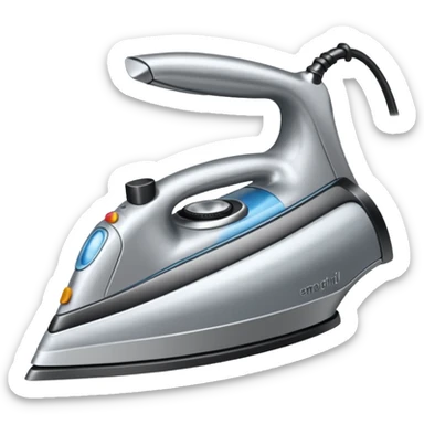 clothes iron sticker