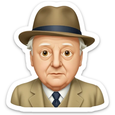 Sir John Betjeman sticker