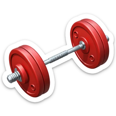 Barbell sticker