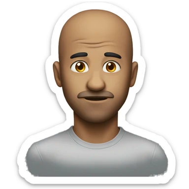 An incomprehensible feeling sticker