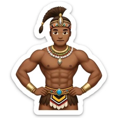 shaka zulu bending over sticker