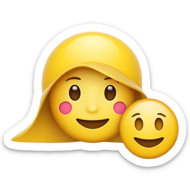 I want an emoji-style label with the text “AI Job” on it. sticker