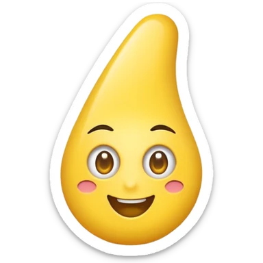 exclamación con ojos sticker