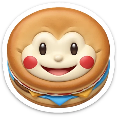 Doraemon Eating Dorayaki  sticker