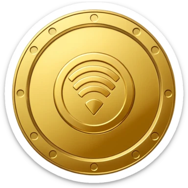 wifi money coin  sticker