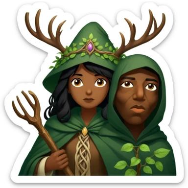 Forest Wizard sticker