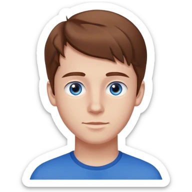 Lucas (23 years old, Dutch) sticker