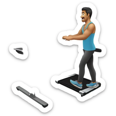 treadmill desk sticker