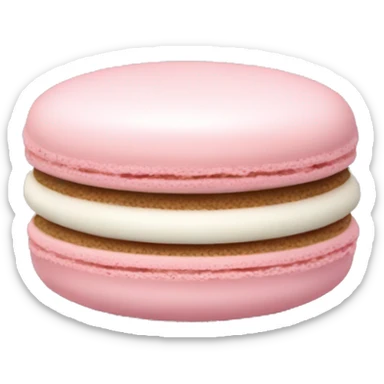 pale pink macaron sticker