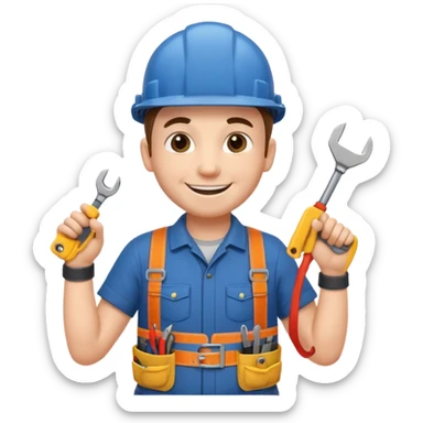 MY chatGPT IS COVE LEITNER, electrician mini-me, with always a smile and the "brightest" ideas sticker