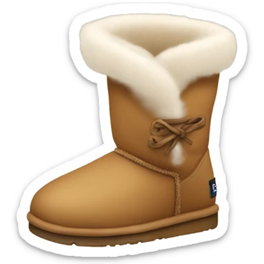 mini ugg boot sticker