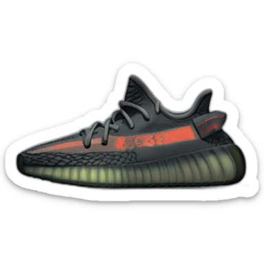 yeezy 350 carbon beluga shoe sticker
