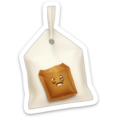 tea bag sticker