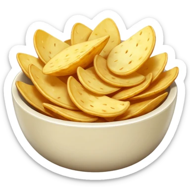 cheaps snack in a bowl sticker