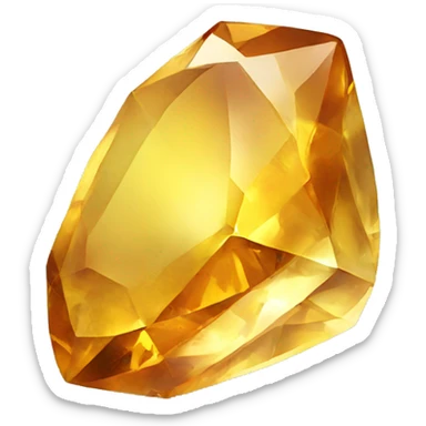 Citrine gem sticker