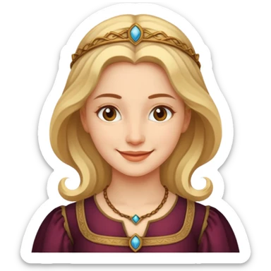 Renaissnace Mona Lisa painting sticker