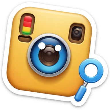 Create a emoji of realistic Instagram blue tick sticker