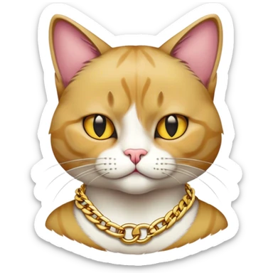 Hip-hop cat sticker