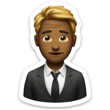 an emoji that’s giving a side eye  sticker