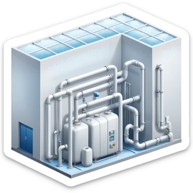 ambient and refirigeration warehouse at an angle cold sticker