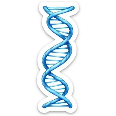 dna double helix sticker