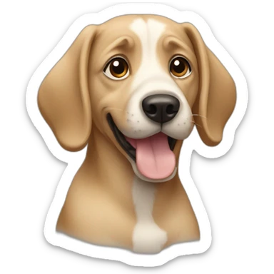 dog bishon sticker