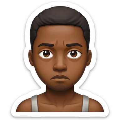 runaway slave realistic sticker