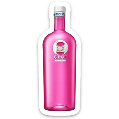 Pink Ciroc bottle  sticker