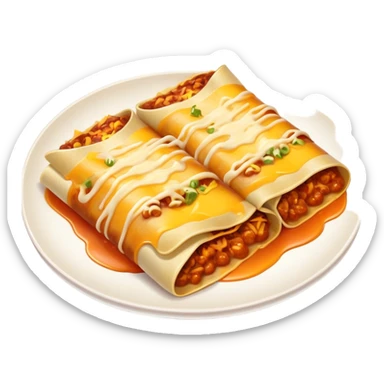 Delicious enchiladad sticker