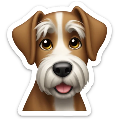 beiver jorksire terrier dog sticker