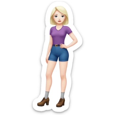 Jambes lourdes femme sticker