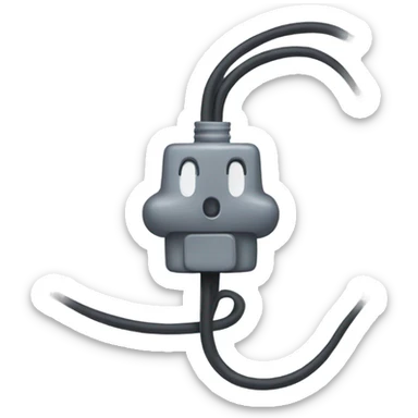 Eletric cable mickie mouse connector sticker