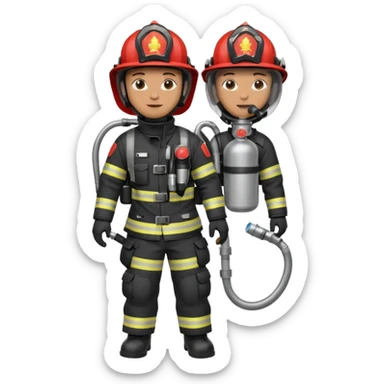 Firefighter Suit sticker