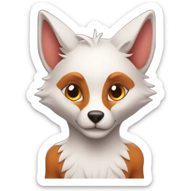 Démon renard a neufs quoeux sticker