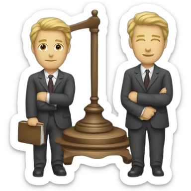 land law lawyer sticker